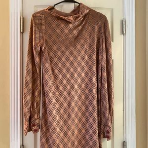 Giorgio Sant’Angelo velour long blouse/dress